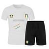 Ivory Coast White Children's Football Shorts and Jersey Set - - White