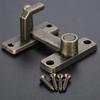 Bronze Guard Latch Bolt With Screws Sliding Door Lock Handle Metal Door Latch 4pcs Screws