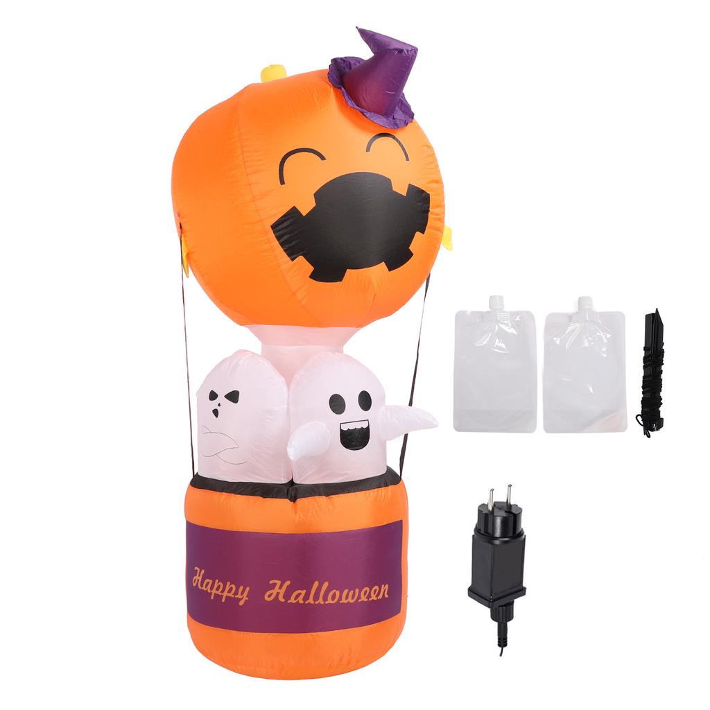 1,8 м надувной призрачный шар, привлекающий внимание, тыква, украшение двора со встроенным светодиодом для сада