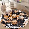 Personalized Haikyuu Round Chair Office Rug - Perfect for Mat, Office Chair & More - Ideal Gift for Birthdays and Holidays
