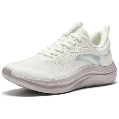 Толстая подошва, удобные, амортизирующие, износостойкие, низкие, повседневные кроссовки для бега, женские, кроссовки цвета слоновой кости и белого цвета 122437761R-2