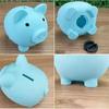 New Cartoon Vinyl Piggy Bank Creative Children's Birthday Gift Piggy Bank Cute Plastic Piggy Bank Solid Color Piggy Bank Gift