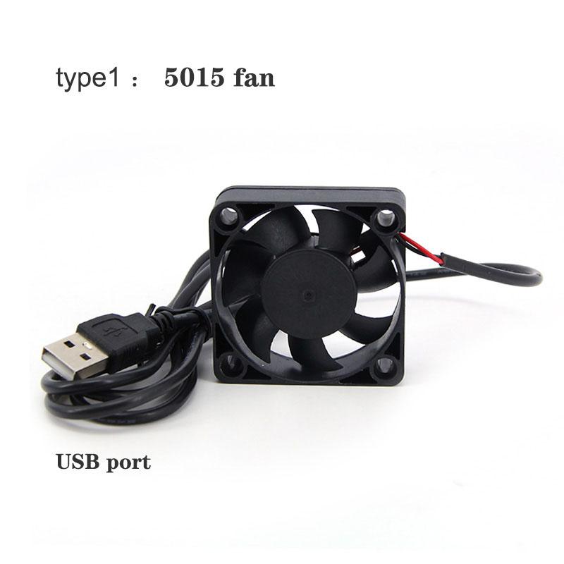 50MM DC 5015 5V 5 вольт USB 5 см вентилятор 50x50x15 мм кулер охлаждения небольшой вытяжной вентилятор для 3D-принтера подшипник скольжения для ПК ЦП