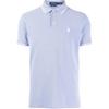 Polo SS23 Логотип Полосатая отделка Короткий рукав Поло Мужские топы Синий 710898948-001