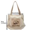 New Large capacity Kitty Women's Canvas Bag Versatile Cute Shoulder Bag Kawaii Cat Tote Handbag Sweet Cartoon Women's Handbag