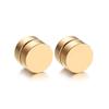 Women Vintage Magnetic Round Shape Non Piercing 1 PC Earrings Clip Earrings Clip on Jewelry