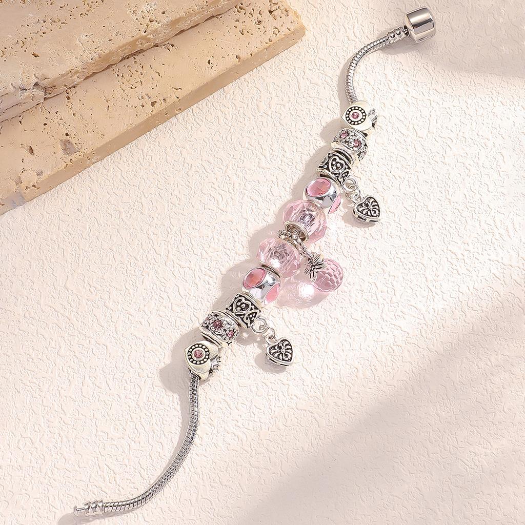 1 шт. модный дизайн хрустальный браслет женский, подходит для повседневной носки в качестве праздничного подарка