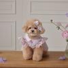 Soft Dog Princess Dress Lace Ruffle Cat Flying Sleeve Skirt Pet Supplies Dog Vest  Autumn