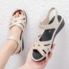 New Women's Sandals Summer Flat Bottom Soft-soled Beach Sandals Mother Shoes