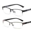 Half Frame Men Reading Glasses Classic Anti Radiation Presbyopia Eyewear Hd Business Eyeglasses Diopters 0 To +4.0