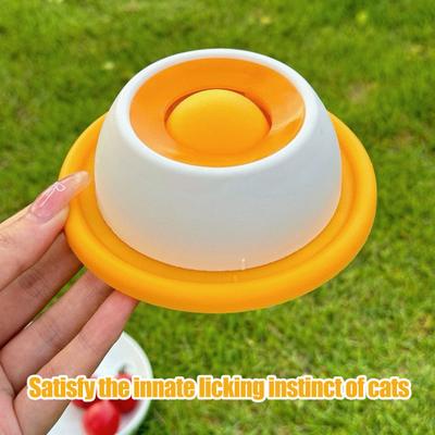 Миска для лакомств для питомцев, диспенсер для жидких лакомств, мяч для лизания для собак, нескользящая кормушка для медленного кормления с вращающимся шариком для собак и кошек, игрушка для обогащения пищевого поведения, для здоровья пищеварения