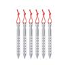 Boundless Voyage Titanium Alloy Set of or with Reflective and Durable Camping Stakes for Tents and Solid Stakes for Solo and Outdoor Ti4008P V-Shaped