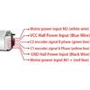 25GM 310 Gear Motor Encoder DC 7.4V Smart Car Chassis Kit 2wd Reversible Reduction Gear Motor Reducer Balancing Trolley Encoder