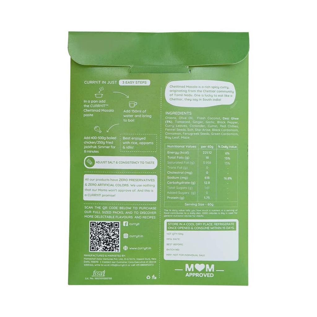 CURRYiT Ready To Cook Curry Paste (Pack of 3) No Preservatives Gluten-Free