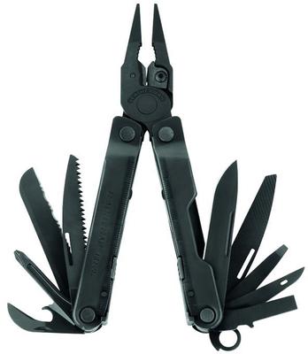 Многофункциональный инструмент LEATHERMAN REBAR BLACK с чехлом MOLLE, японская гарантия 25 лет [подлинный продукт]