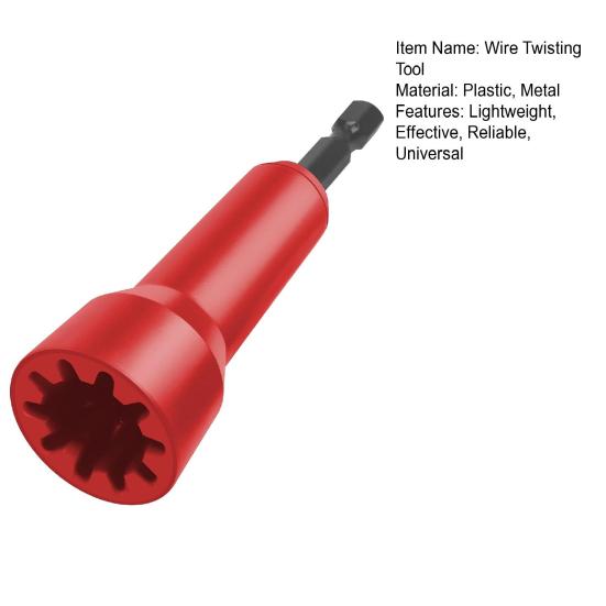 Скручиватель проводов Легкий портативный Эффективный удобный в использовании Широкая совместимость Дрель Инструмент для зачистки проводов Скручивающий разъем для проводов
