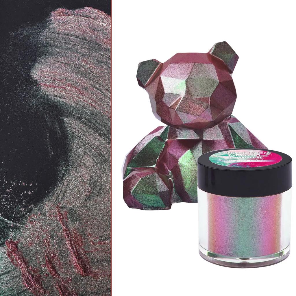 5g Mirror Chameleons Pigment Pearlescent Epoxy Resin Glitter Magic Discolored Powder Resin Colorant Jewelry Making Dye Tools