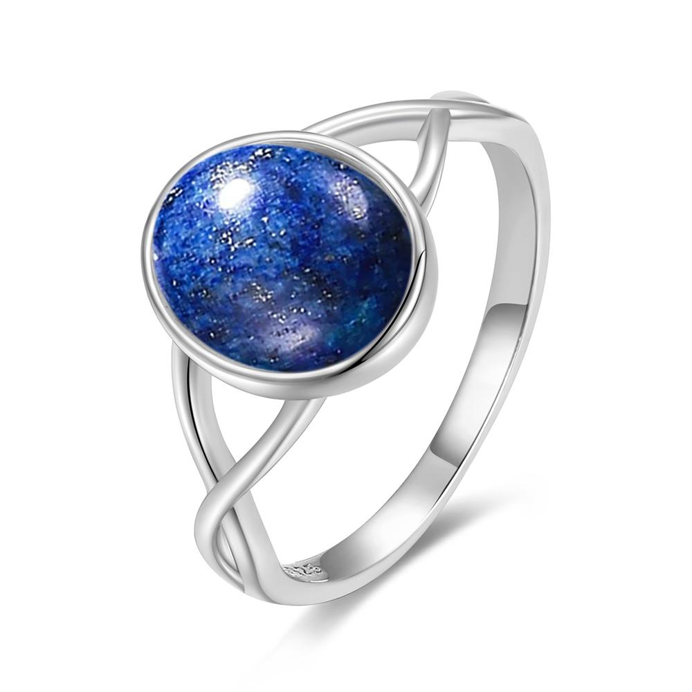 Кольца из стерлингового серебра 925 пробы с натуральными камнями Аметист Простое фиолетовое овальное кольцо 8*10 мм Изящные украшения Подарки для подруг Женщинам