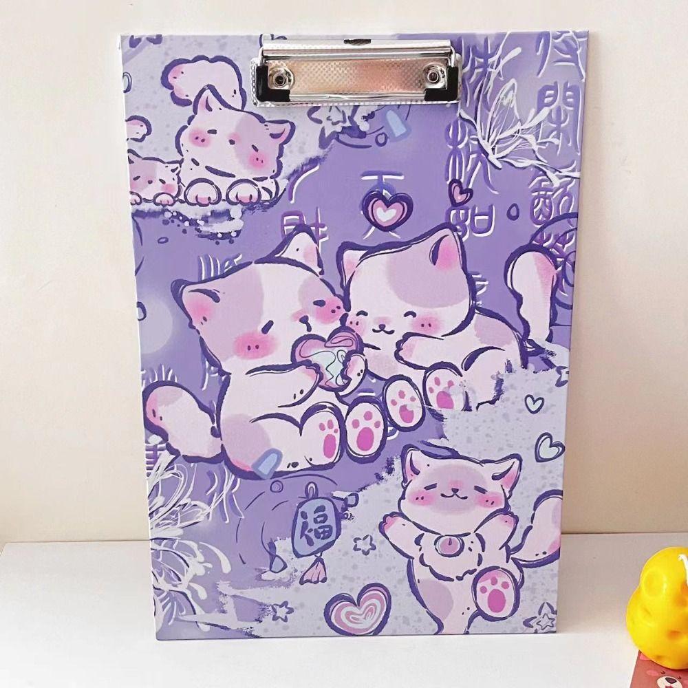 Simple A4 Folder Board Durable A4 Paper Holder 4 Style Writing Board School Supplies