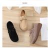 New Leather Korean Version Versatile Lace Up Sponge Cake Autumn Thick Sole Height Increasing Lightweight Sloping Heel Casual Women's Single Shoes