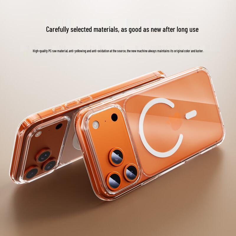 BIAZE MagSafe Transparent Anti-Drop Case for iPhone 17 Pro