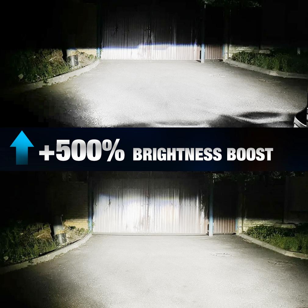 2 шт. H7 светодиодные лампы для фар Canbus Mini Kit 40 Вт 15000LM 6500K CSP для автомобильных фар белые 12 В автоматические диодные лампы H7 Turbo светодиодные противотуманные фары