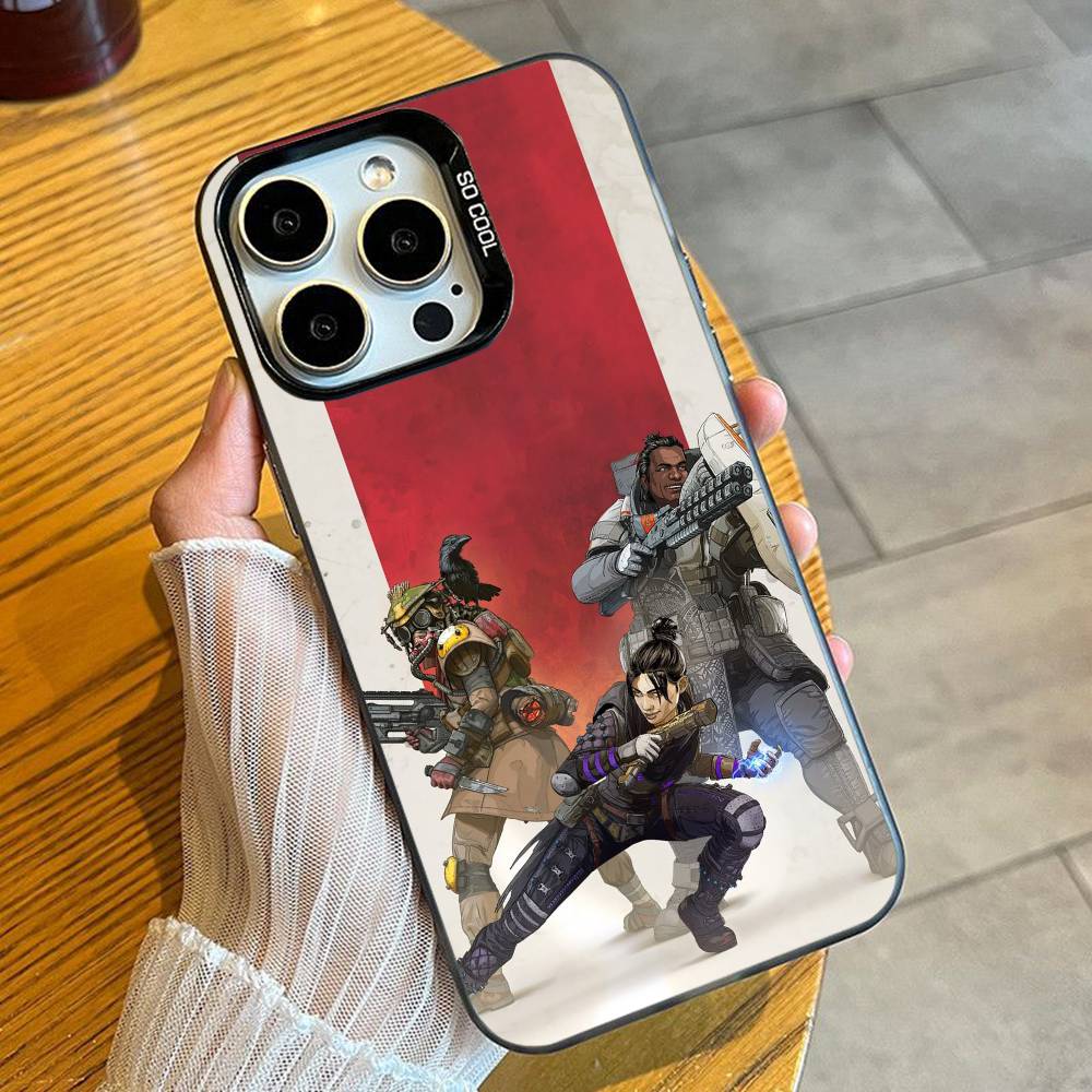 Game A-Apex L-Legends Ptinted Phone Case For iPhone 16 17 15 14 12 13 Pro Max Black Color Shockproof Cover