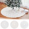 Круглая снежинка с вышивкой, Рождественская елка, юбка, Рождественский пол, ковер, декор