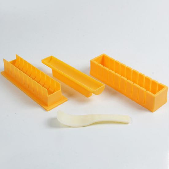 1 комплект, утолщенный и удлиненный набор форм для суши, нелипкий пищевой пластик, инструмент для приготовления суши, фаршированный рисом нори, машина для изготовления суши своими руками, кухонные принадлежности