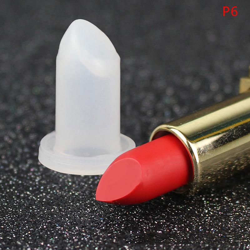 6 Types Lipstick Mold Silicone Diy Lip Balm Cosmetic Mould Holder Craft Tool