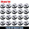20-1Pieces  2 Inch Boat Deck Hatch Lock Flush Pull Slam Latch Stainless Steel Round Handle Door Lock Locker For Marine RV Yacht