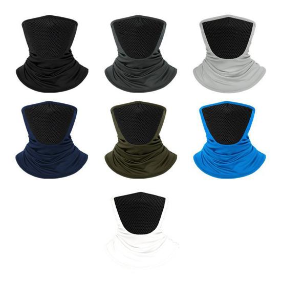 Summer Cycling Face Guard Neck Gaiter Windproof UV Protection Breathable Quick Drying Men Women Outdoor Bandana Neck Scarf Face Shield