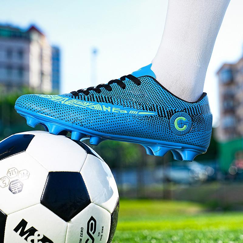 Low-top football shoes Assassin C standard long broken nails competition shoes professional students young children training shoes