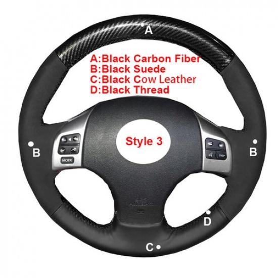 DIY Car Steering Wheel Cover Suede For Lexus I ISS250 IS250C IS300 IS350 IS300C