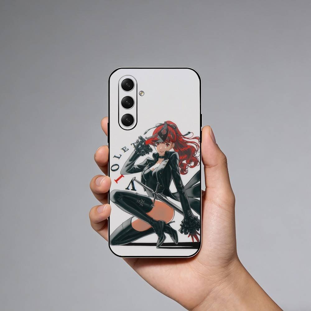 Модный Чехол для Телефона P-Persona 5 Для Samsung Galaxy A73,A72,A71,A70,A52,A51 Других Мягкий Черный Чехол