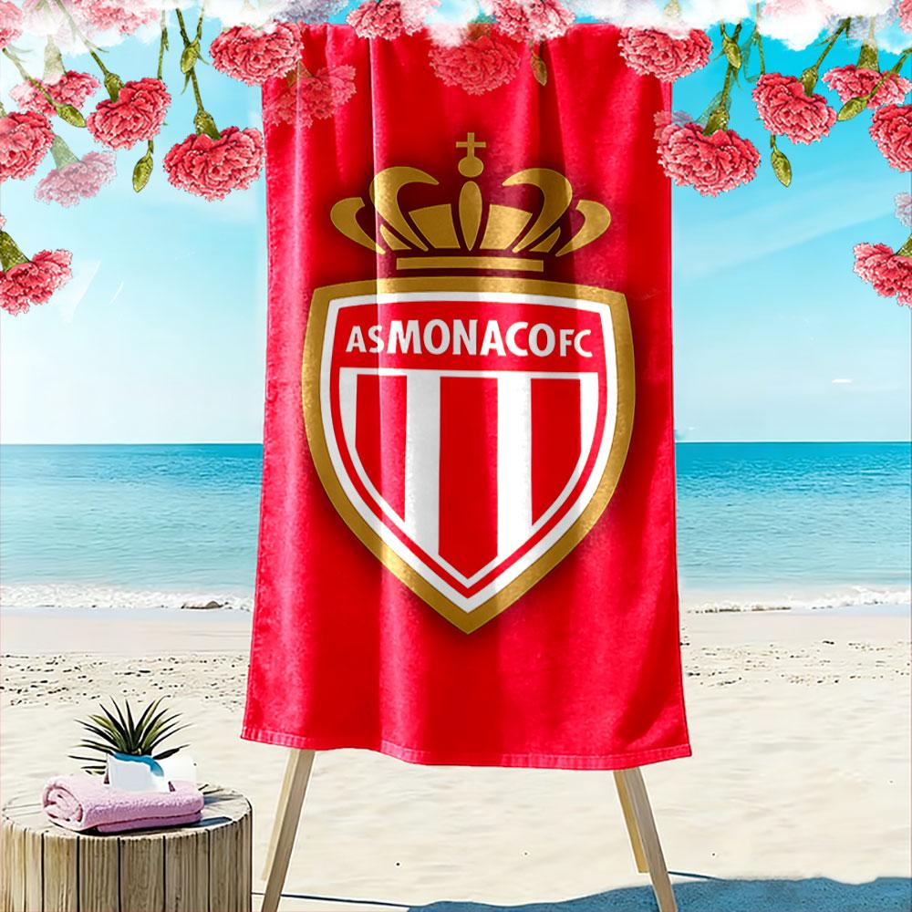 AS Monaco FC Logo Towel A must-have beach towel for beach travel