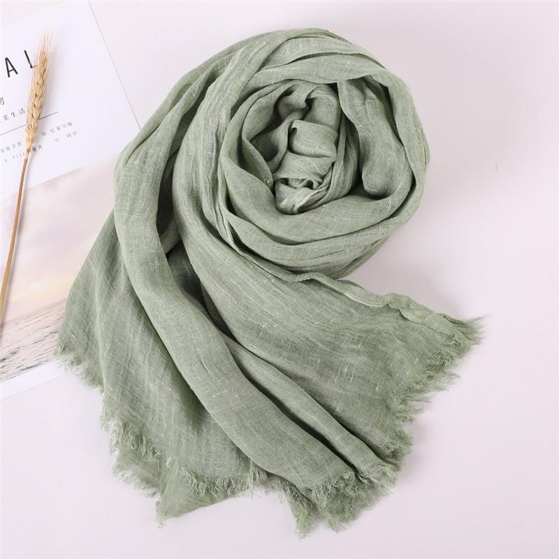 NEW Autumn New Cotton Pashmina Shawl Lady Wrap Warm Winter Scarves Solid Design Print Female Foulard Beach Stoles Scarf