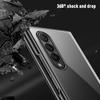 Прозрачный передний и задний складной защитный чехол для Samsung Galaxy Fold4 5g Z Fold 4 Zfold4, чехол с покрытием, жесткий бампер, чехол