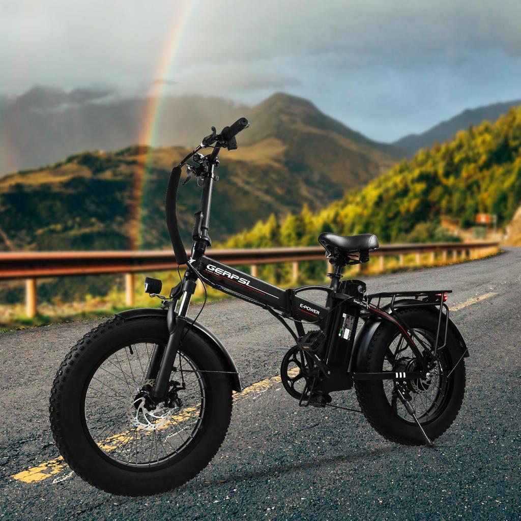 BAOLUJIE DZ2002 Adult Electric Bicycle 500W Motor Electric Bicycle 48V13AH Battery 20 Inch Tire City Commuter Electric Bicycle