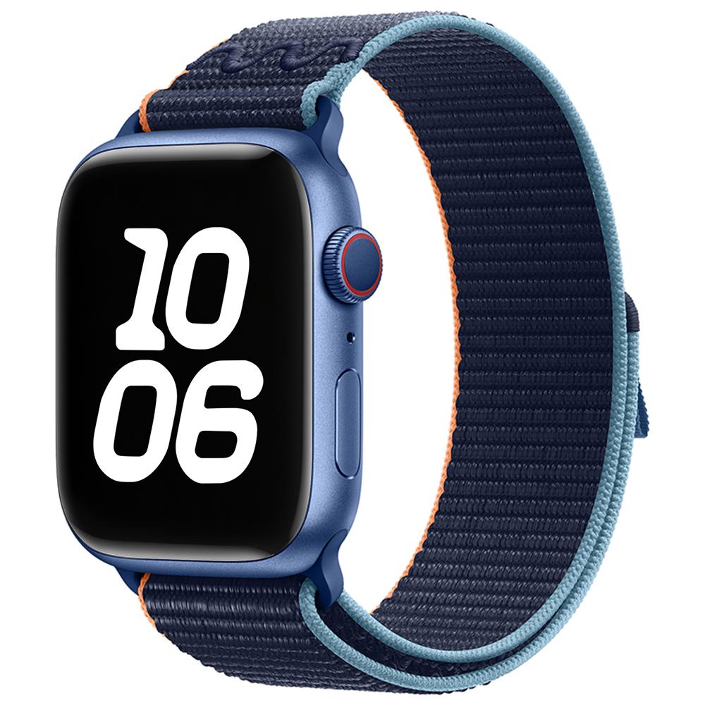 Нейлоновый ремешок-петля для Apple Watch 45 мм 44 мм 46 мм 40 мм 41 мм 38 мм 42 мм Correa Браслет iWatch Серии 11 10 6 Se 7 8 9 Ultra 3 2 49 мм