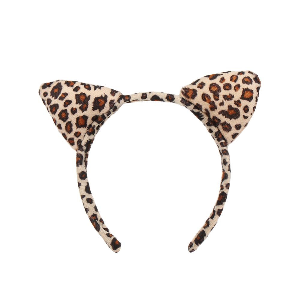 Birthday Cosplay Plush Dog Zebra Hair Accessories Hair Band Animals Ears Headband Party Supply