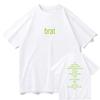 Charli Xcx with Special Guest Shygirl T-Shirts Brat Album 2025 Tour Men/Women Clothing Aesthetic Unisex Streetwear Cotton TShirt