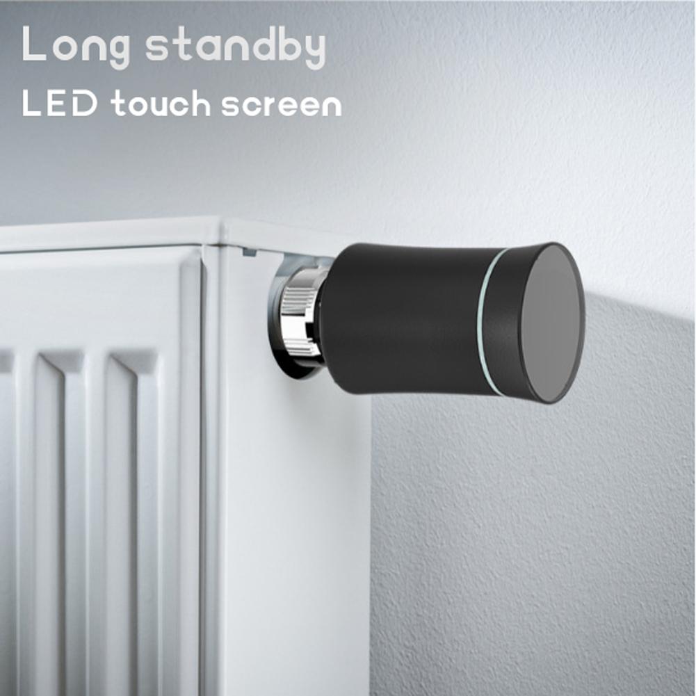 Tuya Zigbee TRV термостатический клапан светодиодный экран дисплея умный дом бытовая температура жизни