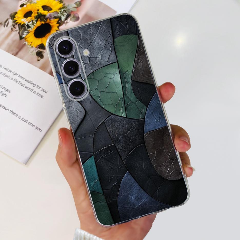 Чехол для Samsung Galaxy S24 Plus SM-S926B Милый Модный Расписной Чехол Мягкий Тонкий Чехол для Телефона Для Samsung S24 Ultra S 24 S24+ Fundas