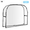 1Pcs Salon Chair Cover Pvc Clear Hairdressing Chair Covers Protectors Universal Waterproof Barber Chair Back Covers Round/Square