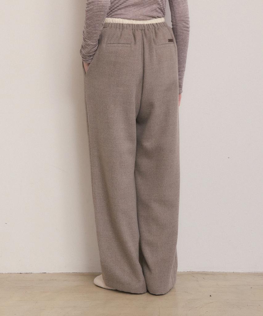 Слоистые брюки ADAUL с лентой - Бежевый
