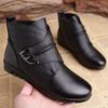 Модные женские ботильоны из натуральной кожи на плоской подошве, зимняя обувь, женские теплые нескользящие черные коричневые женские ботинки 887