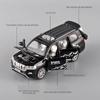 Литая под давлением модель автомобиля Toyota Prado в масштабе 1/32, игрушечный автомобиль с откатным механизмом со звуком и светом для детей, коллекция подарков для мальчиков и девочек
