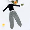 1/6 Female Action Figure Wardrobe, Long Sleeve Sweater and Pants Set for 12'' Dolls