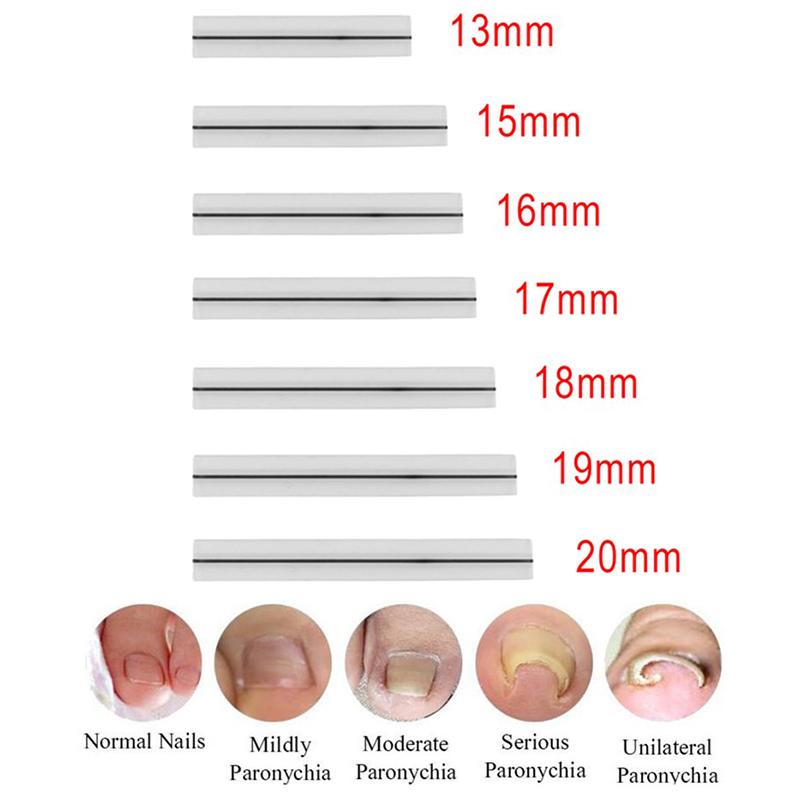 Инструмент для коррекции вросшего ногтя на ноге Выпрямляющая клипса Скоба Лечение вросшего ногтя Эластичная наклейка-пластырь Инструмент для педикюра